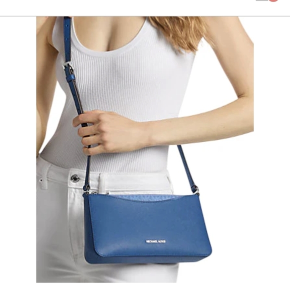 Michael Kors Arden Medium Crossbody Bag Galaxy blue - Picture 2 of 9